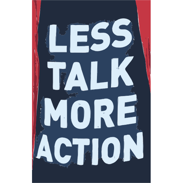 Less Talk More Action - Best Geometric Images in Desktop